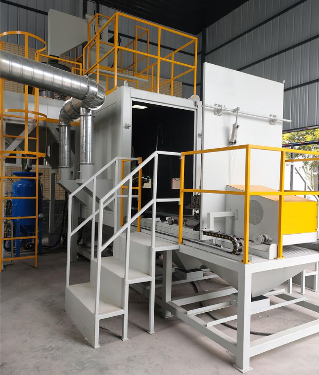 石家庄全自动喷砂机 实现无人化高效生产