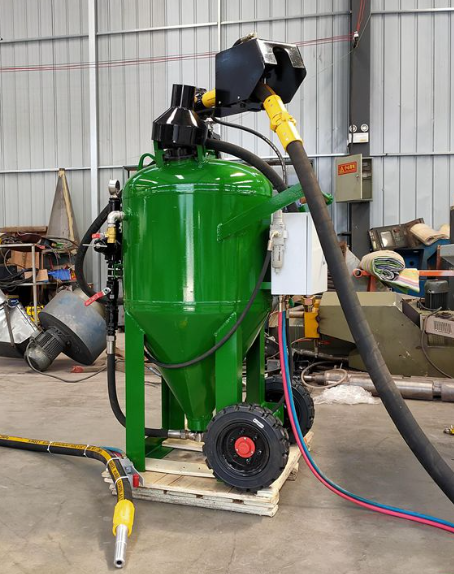 石家庄移动式喷砂机 户外施工效率翻倍